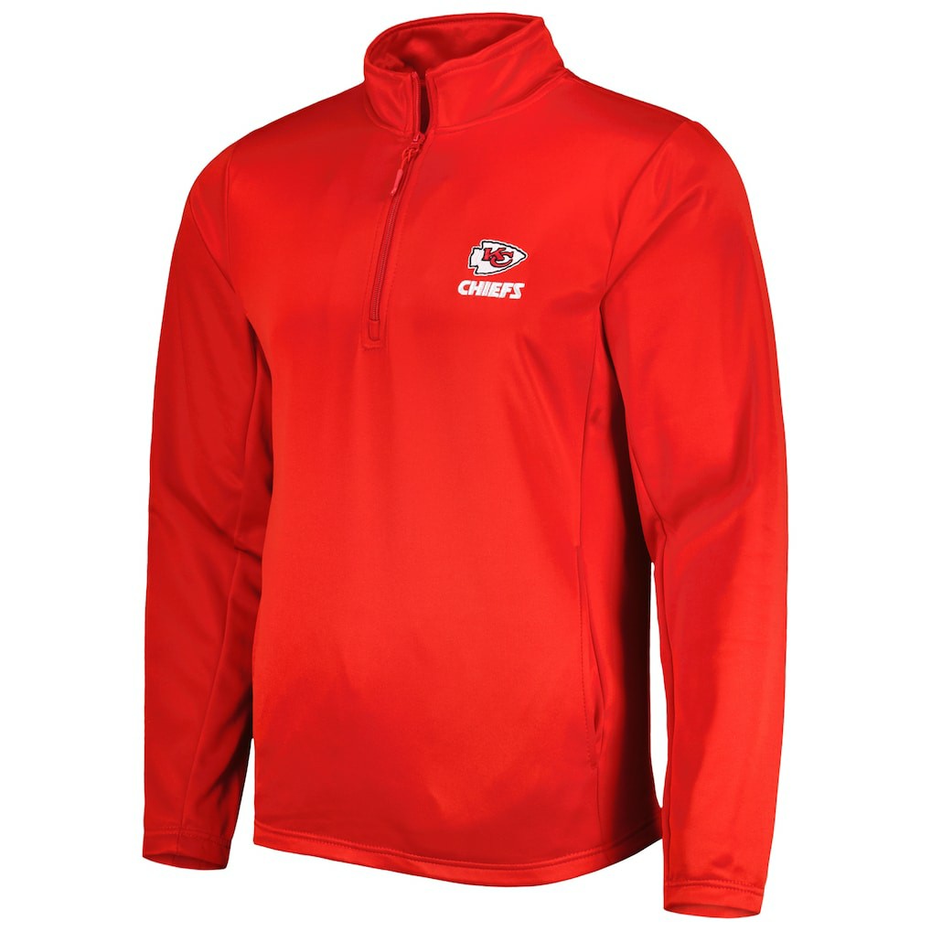Kansas City Chiefs Dunbrooke All-Star Tech Quarter-Zip Top - Red Tops