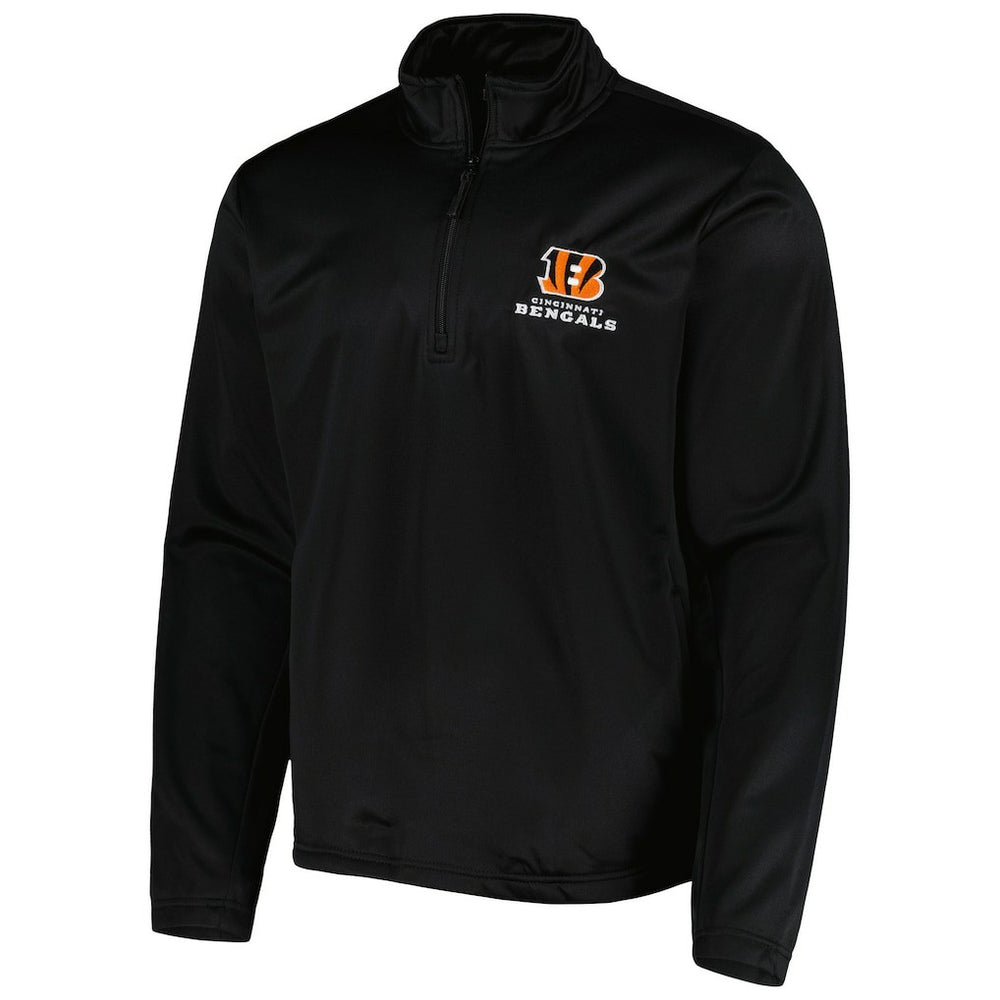 Cincinnati Bengals Dunbrooke All-Star Tech Quarter-Zip Top - Black Tops