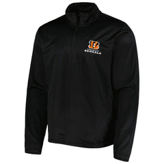 Cincinnati Bengals Dunbrooke All-Star Tech Quarter-Zip Top - Black Tops