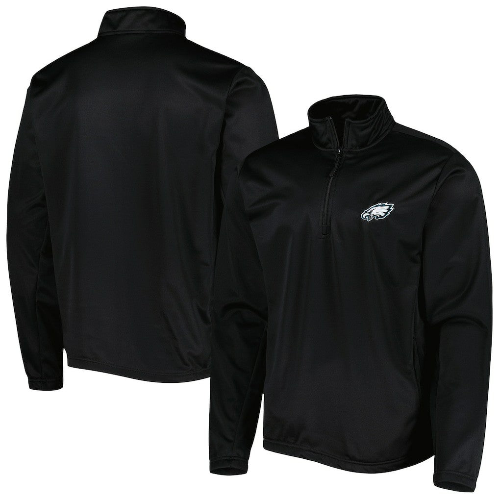 Philadelphia Eagles Dunbrooke All-Star Tech Quarter-Zip Top - Black Tops