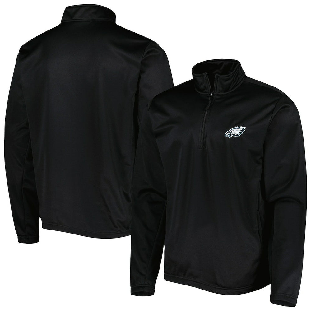 Philadelphia Eagles Dunbrooke All-Star Tech Quarter-Zip Top - Black Tops