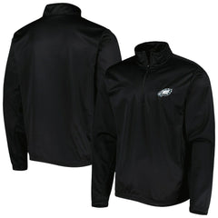 Philadelphia Eagles Dunbrooke All-Star Tech Quarter-Zip Top - Black Tops