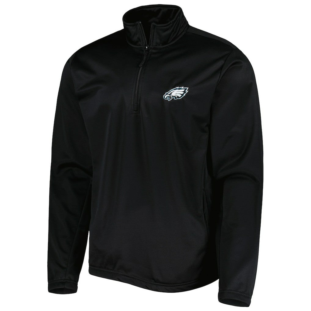 Philadelphia Eagles Dunbrooke All-Star Tech Quarter-Zip Top - Black Tops
