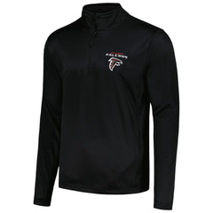 Atlanta Falcons Dunbrooke All-Star Tech Quarter-Zip Top - Black Tops