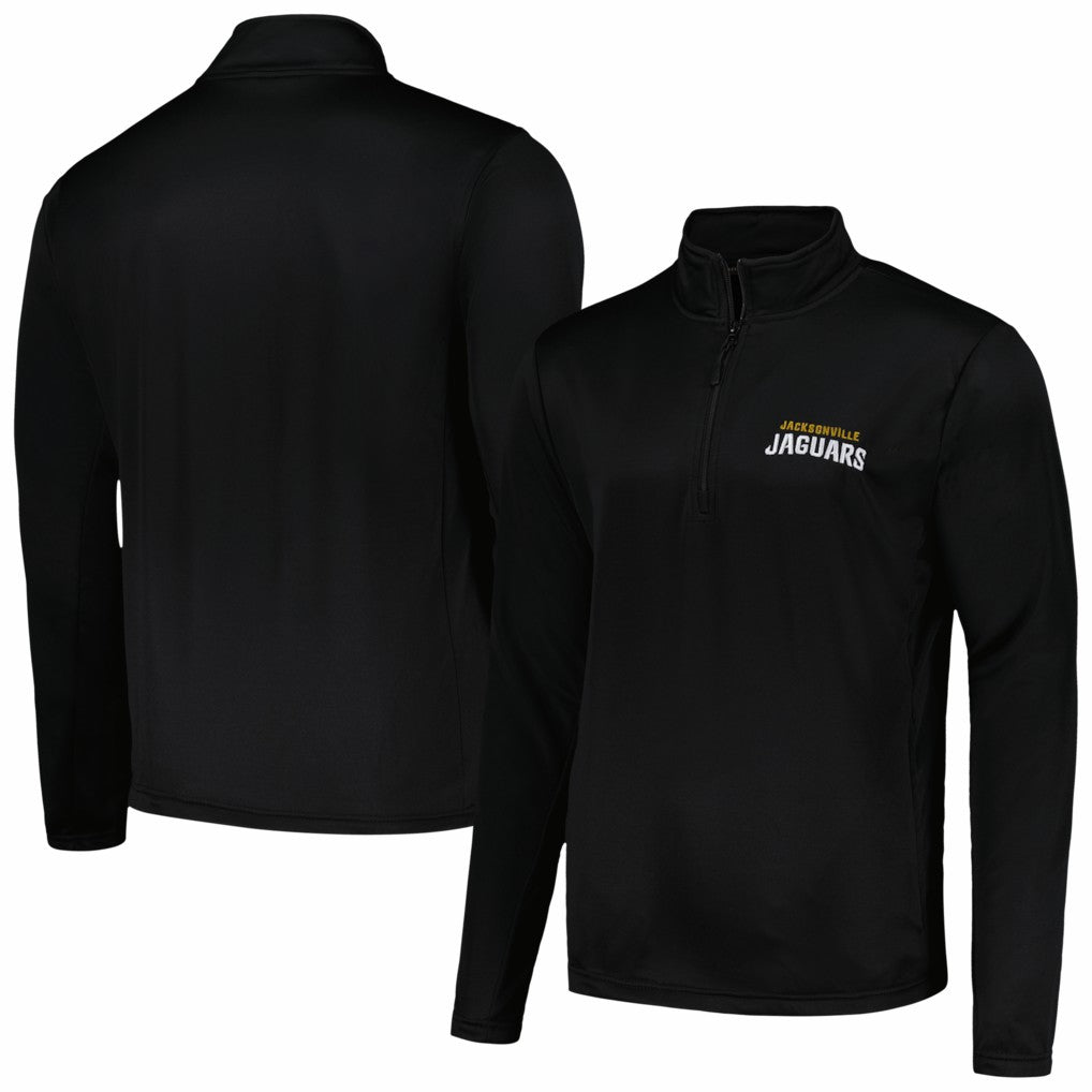 Jacksonville Jaguars Dunbrooke All-Star Tech Quarter-Zip Top - Black Tops