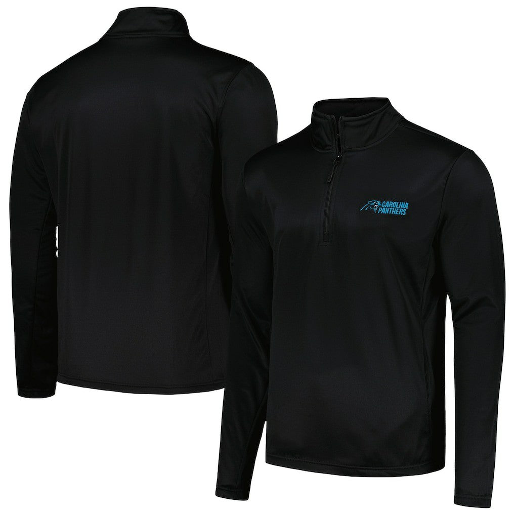 Carolina Panthers Dunbrooke All-Star Tech Quarter-Zip Top - Black Tops