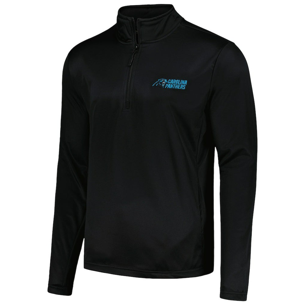 Carolina Panthers Dunbrooke All-Star Tech Quarter-Zip Top - Black Tops
