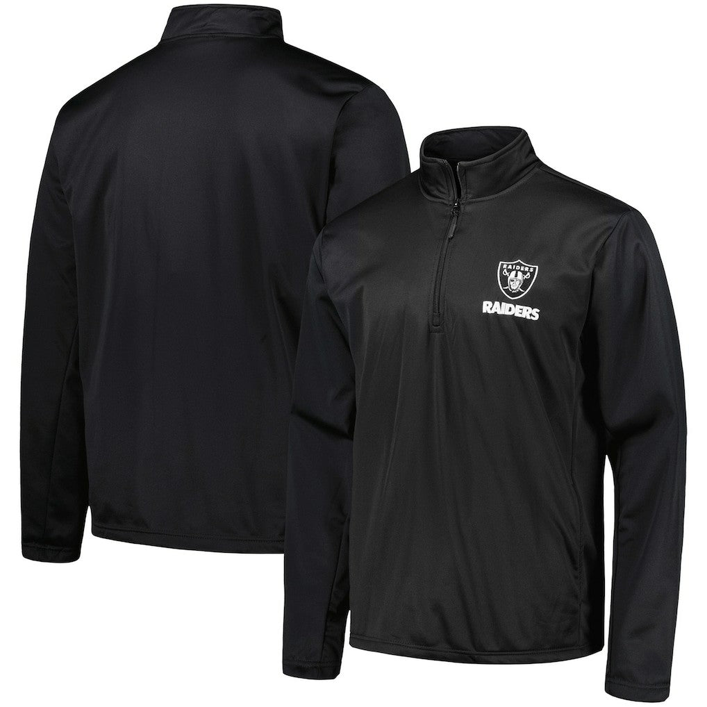 Las Vegas Raiders Dunbrooke All-Star Tech Quarter-Zip Top - Black Tops