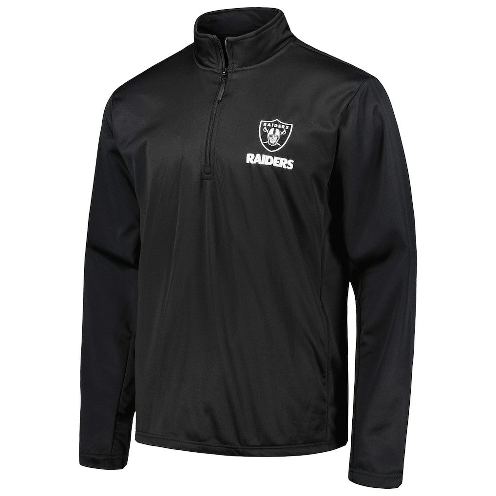 Las Vegas Raiders Dunbrooke All-Star Tech Quarter-Zip Top - Black Tops