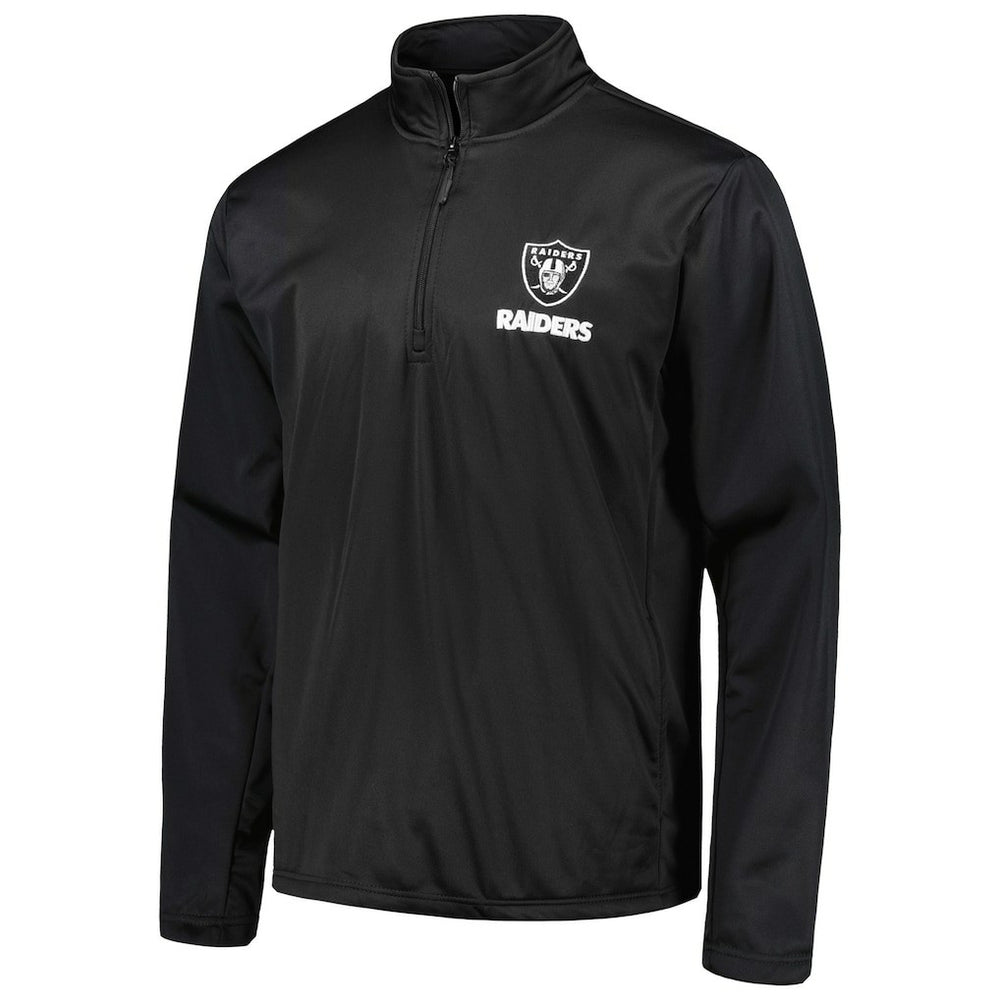 Las Vegas Raiders Dunbrooke All-Star Tech Quarter-Zip Top - Black Tops
