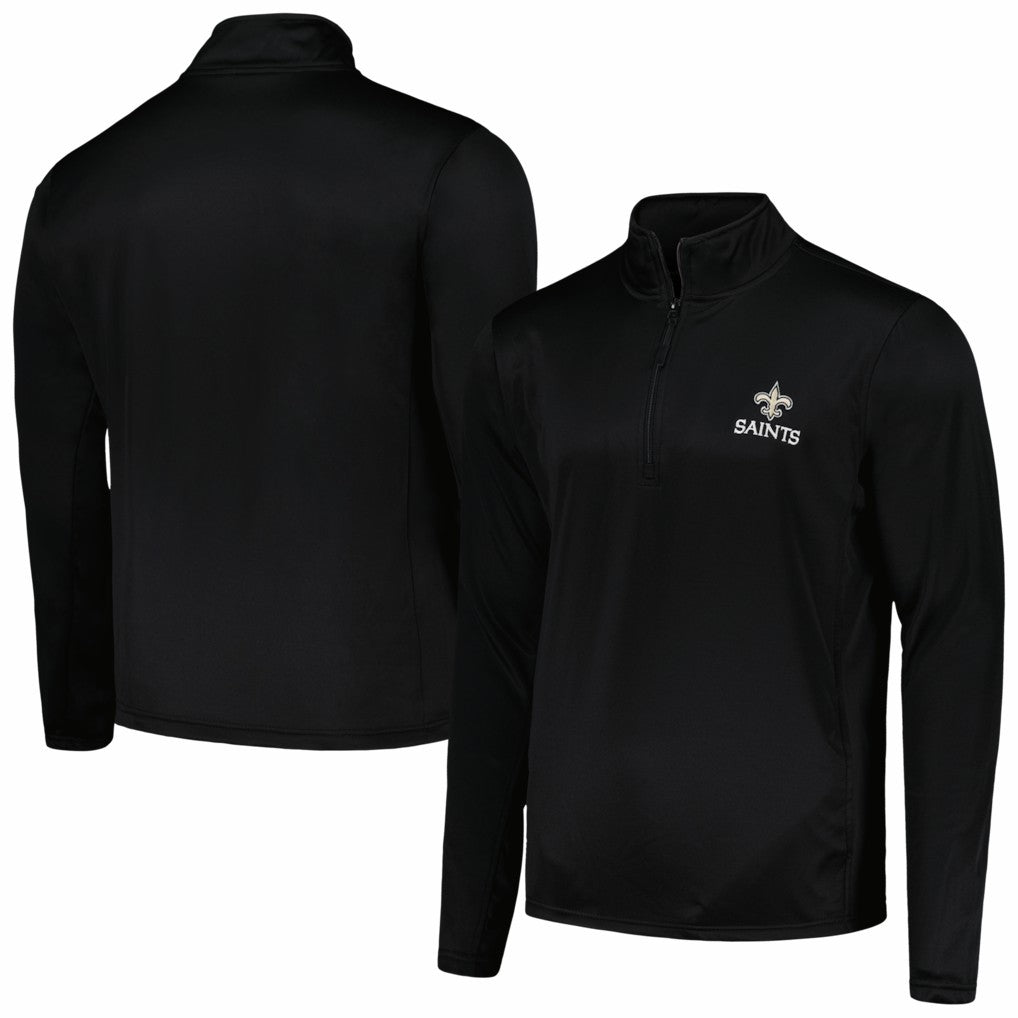 New Orleans Saints Dunbrooke All-Star Tech Quarter-Zip Top - Black Tops