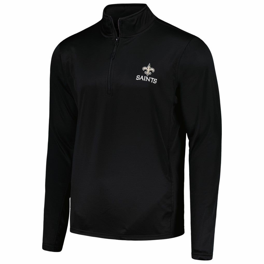 New Orleans Saints Dunbrooke All-Star Tech Quarter-Zip Top - Black Tops