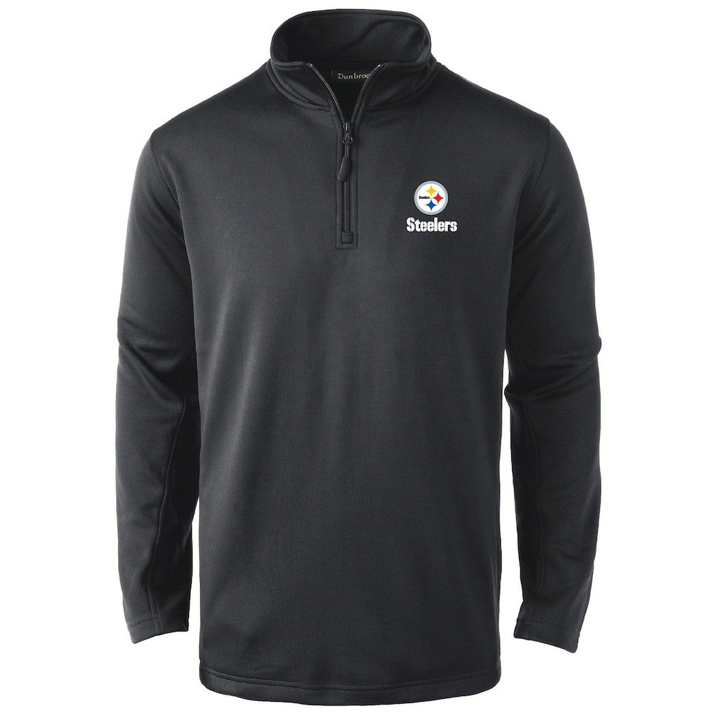 Pittsburgh Steelers Dunbrooke All-Star Tech Quarter-Zip Top - Black Tops