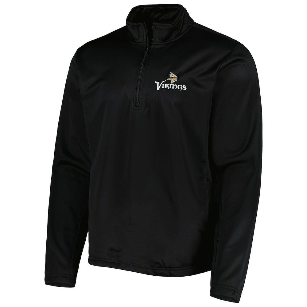 Minnesota Vikings Dunbrooke All-Star Tech Quarter-Zip Top - Black Tops
