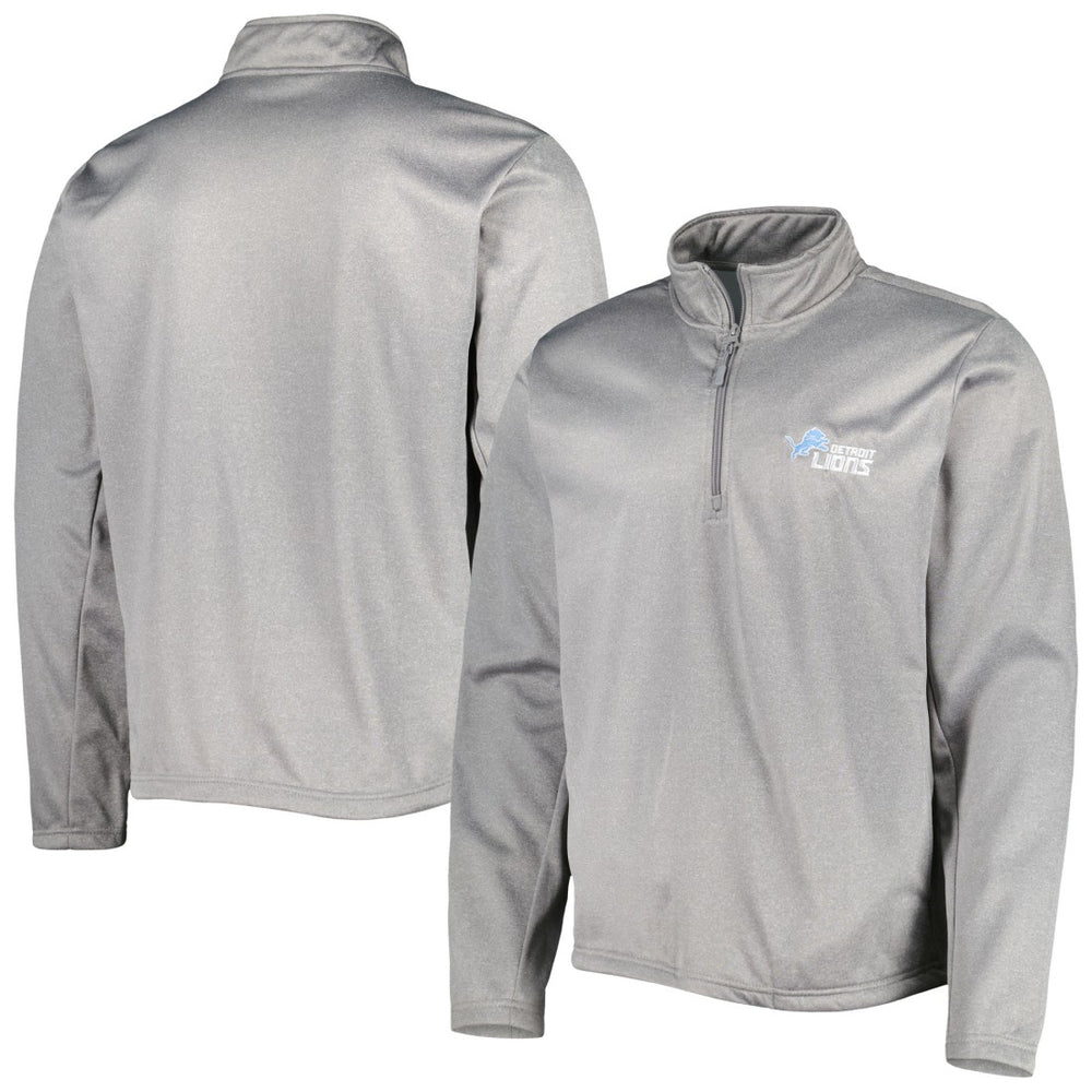 Detroit Lions Dunbrooke All-Star Tech Quarter-Zip Top - Heather Gray Tops