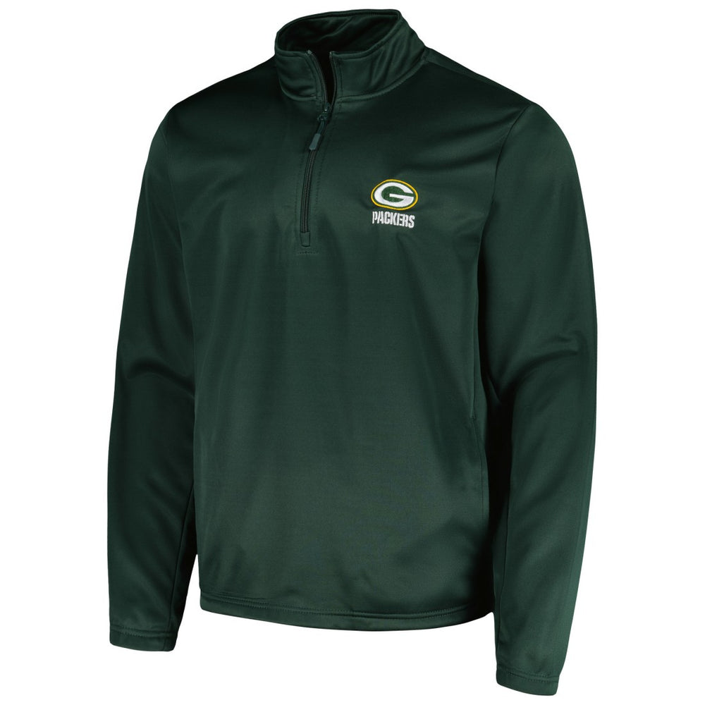 Green Bay Packers Dunbrooke All-Star Tech Quarter-Zip Top - Green Tops
