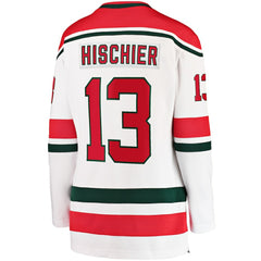 Nico Hischier New Jersey Devils Fanatics Women's Alternate Breakaway Jersey - White | US 4900871