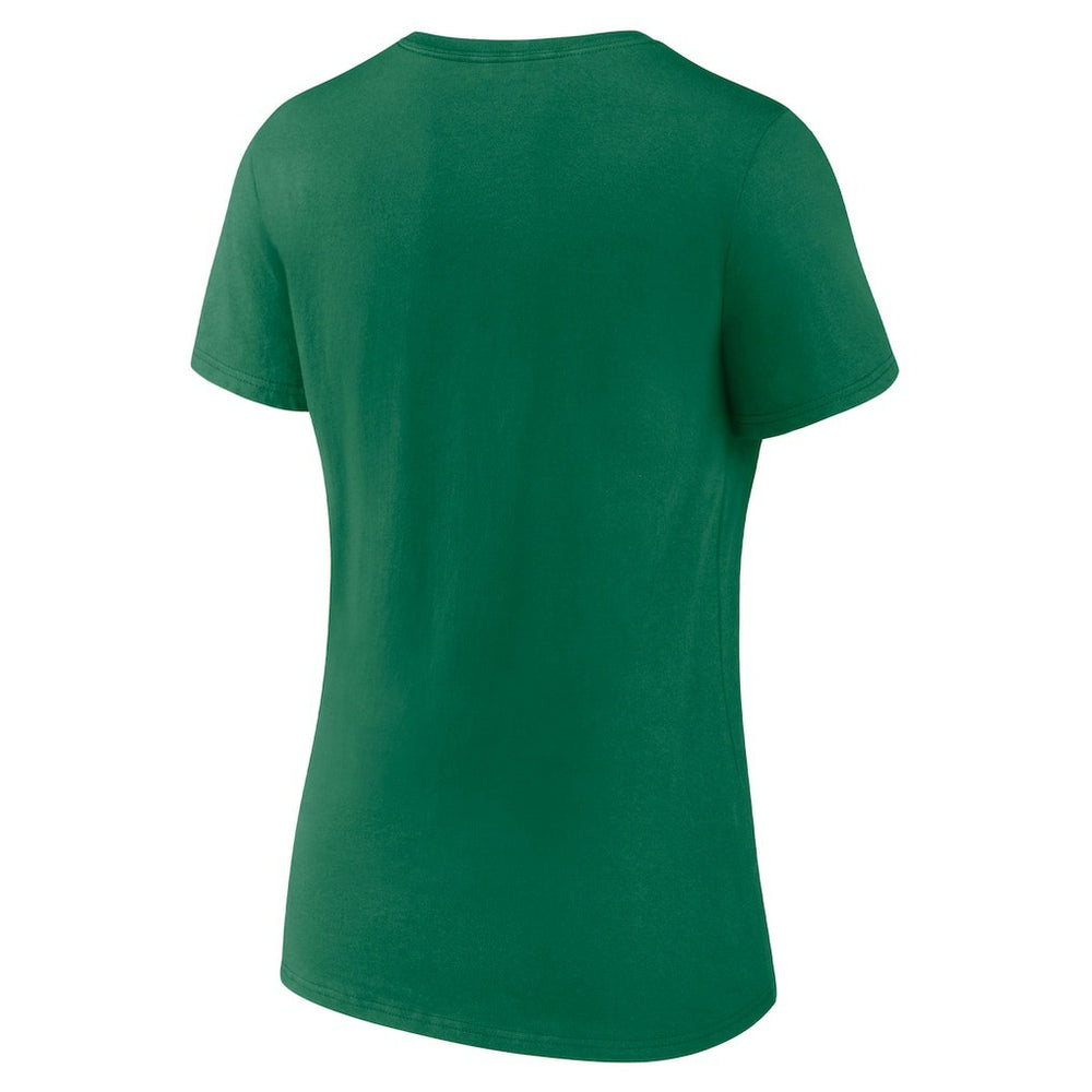 Dallas Cowboys Women's Lucky Celtic V-Neck T-Shirt - Green T-shirts