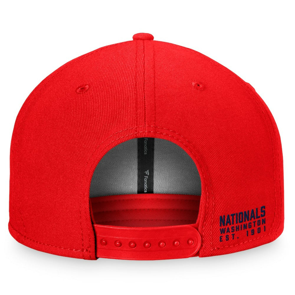 Washington Nationals Fanatics Fundamental Shadow Snapback Hat - Red Hats