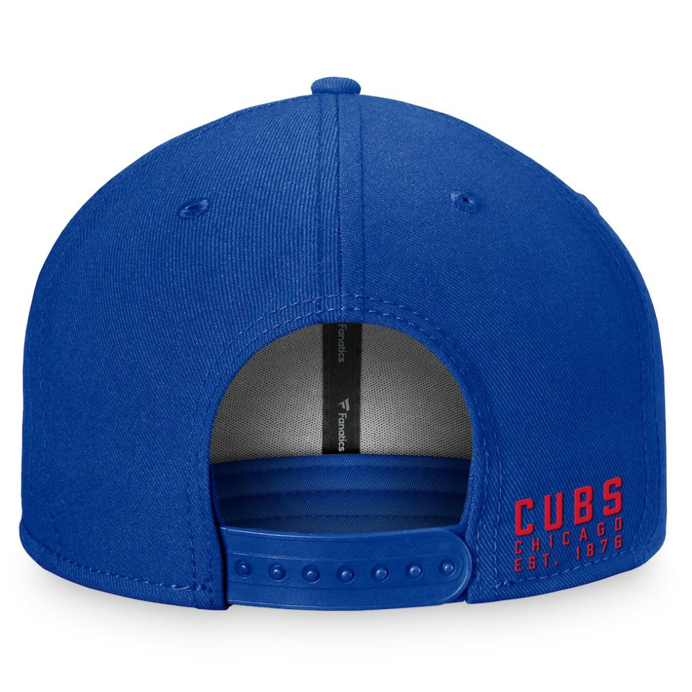 Chicago Cubs Fanatics Fundamental Shadow Snapback Hat - Royal Hats