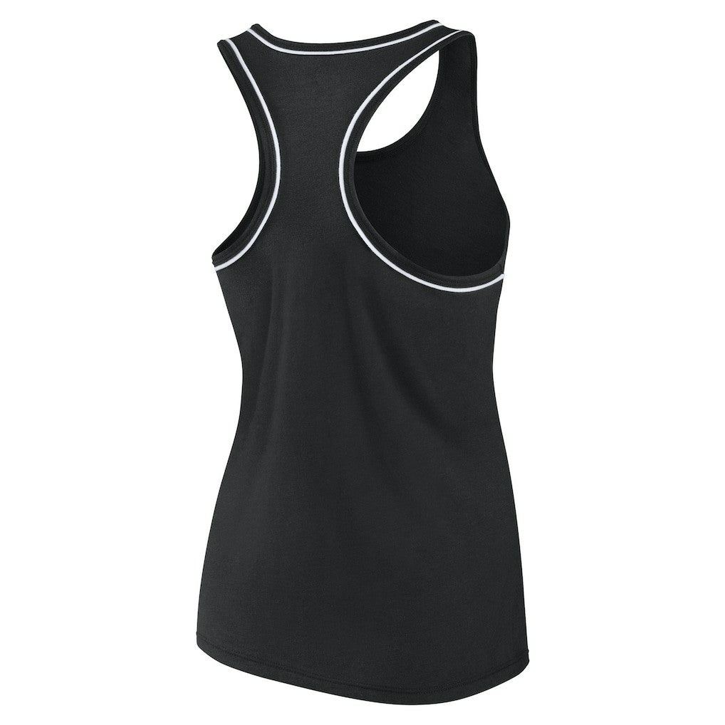 Brooklyn Nets Women's Wordmark Logo Racerback Tank Top Black - Fanatics