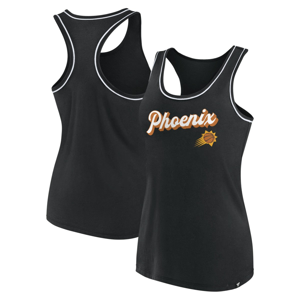 Phoenix Suns Women's Wordmark Logo Racerback Tank Top Black - Fanatics outlet