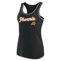 Phoenix Suns Women's Wordmark Logo Racerback Tank Top Black - Fanatics outlet