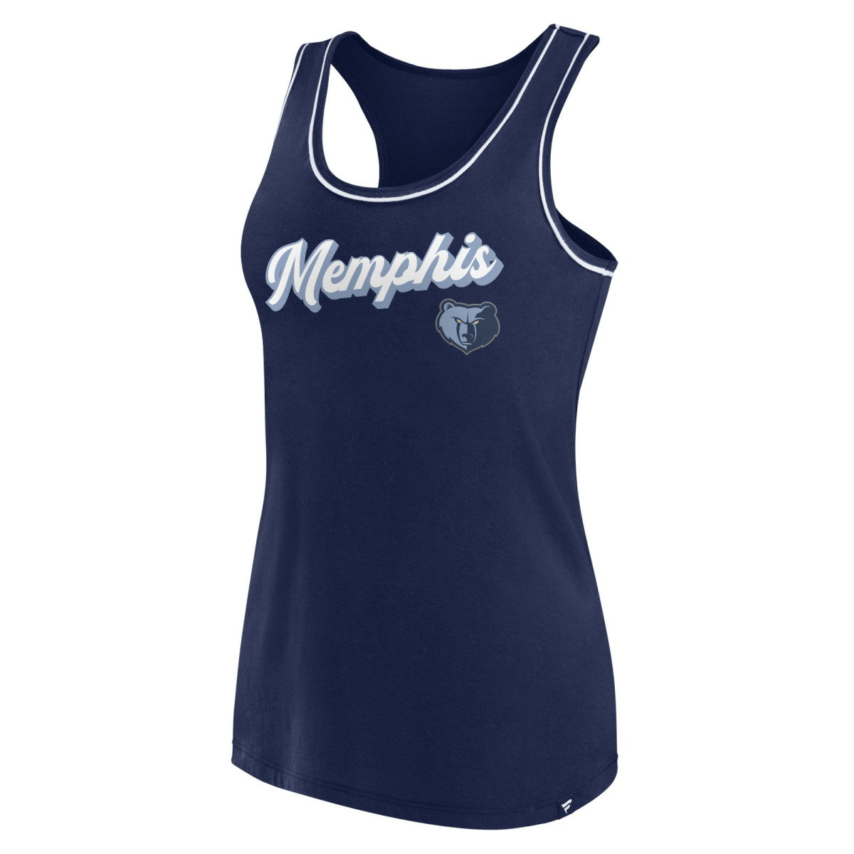 Memphis Grizzlies Women's Wordmark Logo Racerback Tank Top Navy - Fanatics outlet