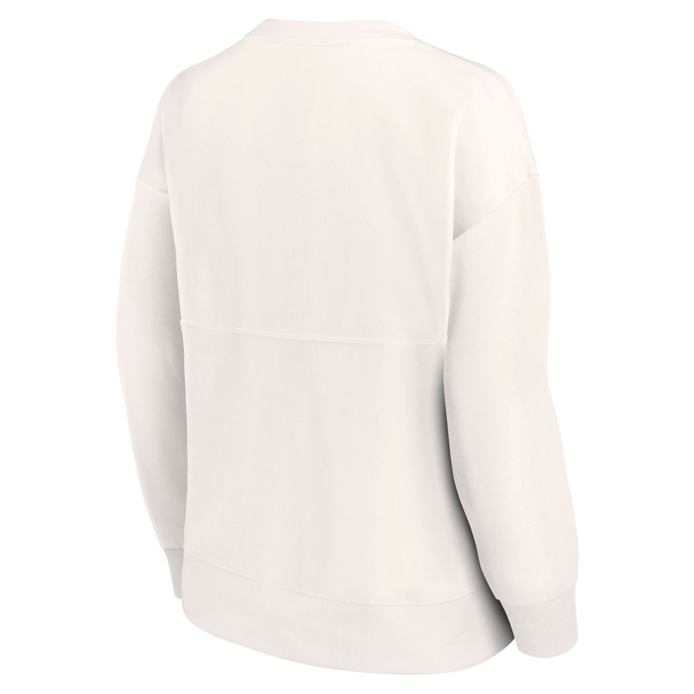 Phoenix Suns Women's Tonal Leopard Pullover Sweatshirt White - Fanatics