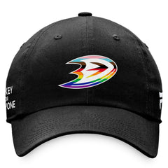 Anaheim Ducks Fanatics Team Logo Pride Adjustable Hat - Black | US 4905363