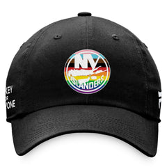 New York Islanders Fanatics Team Logo Pride Adjustable Hat - Black | US 4905373