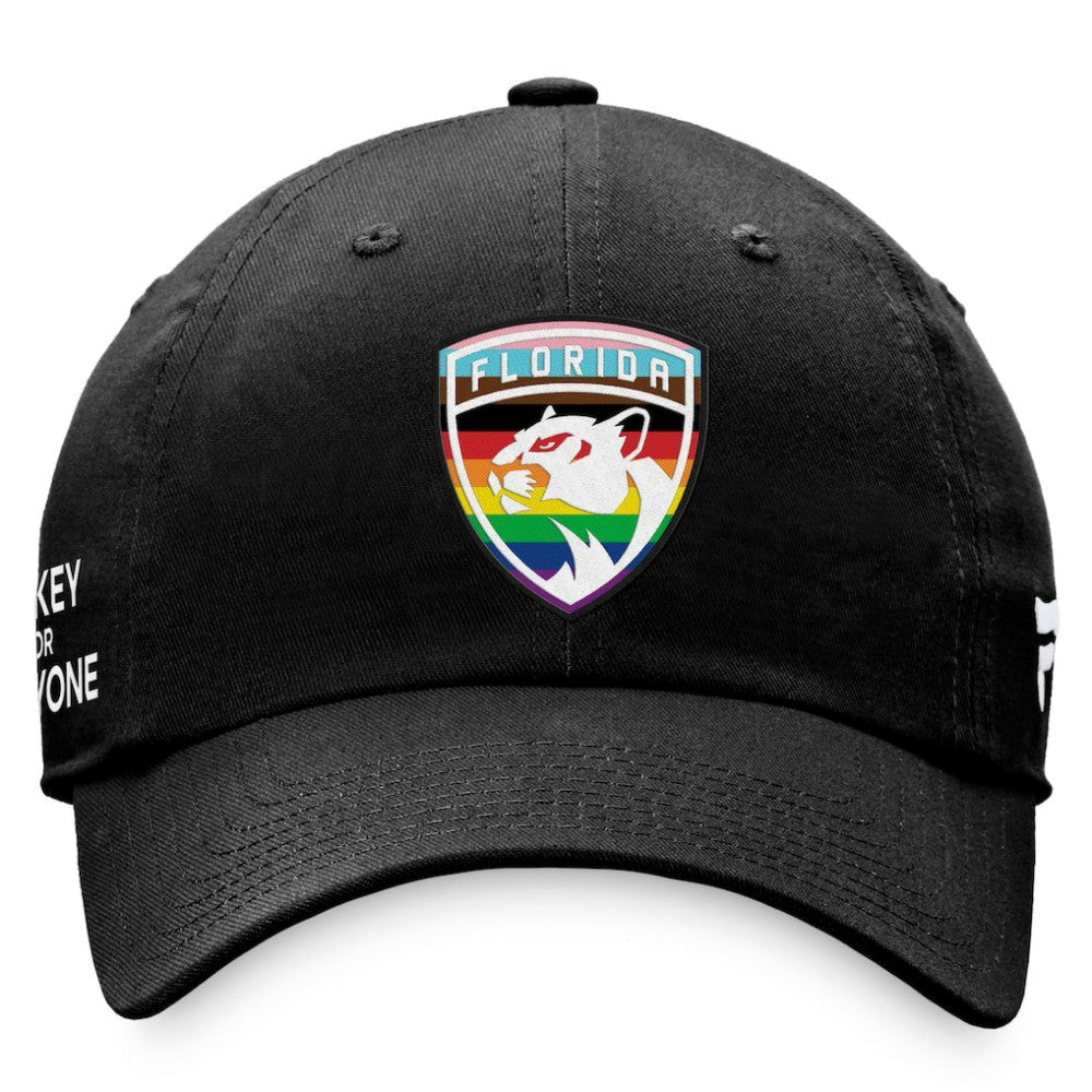 Florida Panthers Fanatics Team Logo Pride Adjustable Hat - Black | US 4905383