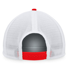 Washington Nationals Majestic Foam Trucker Snapback Hat - Red/White Hats