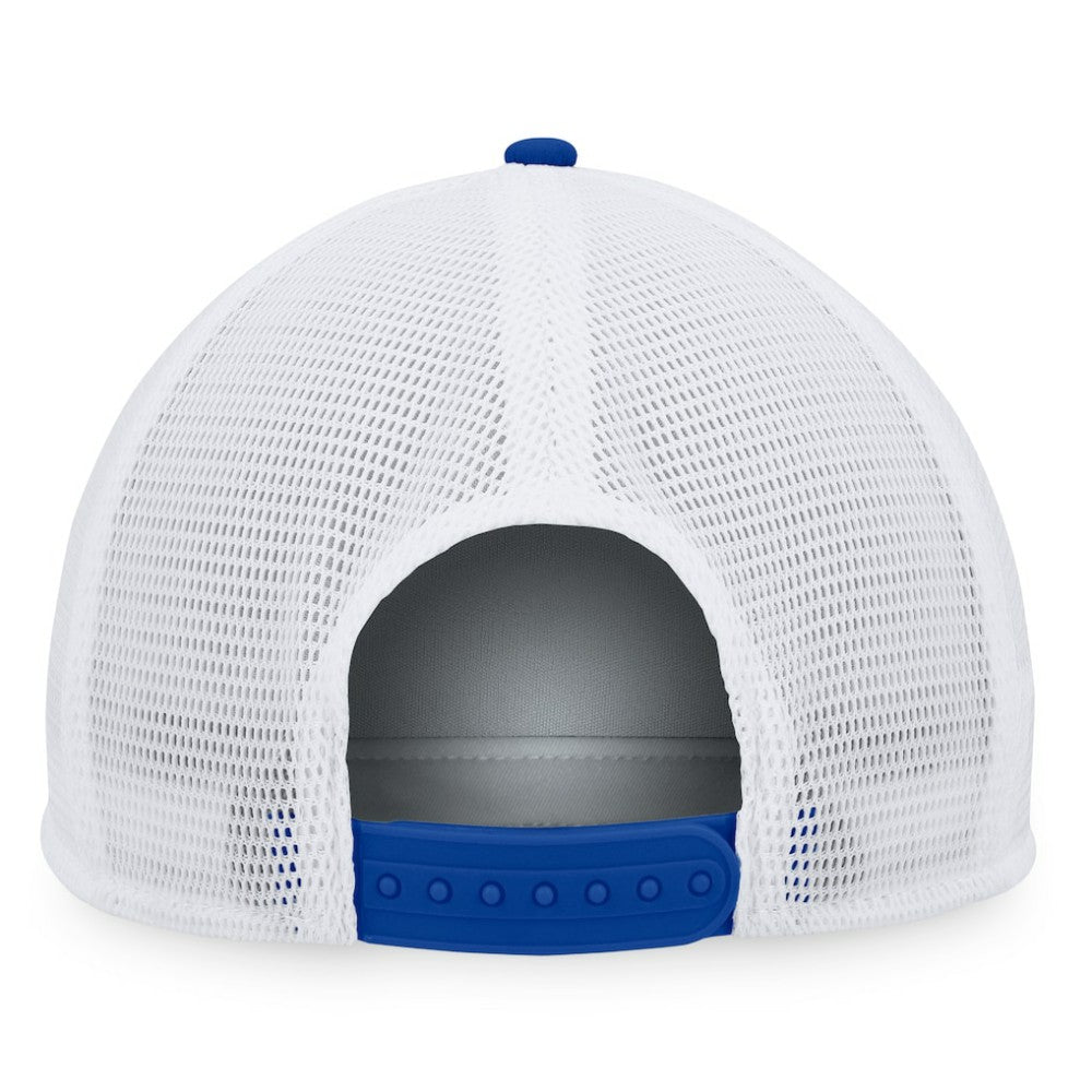 Chicago Cubs Majestic Foam Trucker Snapback Hat - Royal/White Hats