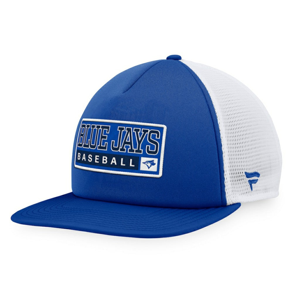 Toronto Blue Jays Majestic Foam Trucker Snapback Hat - Royal/White Hats