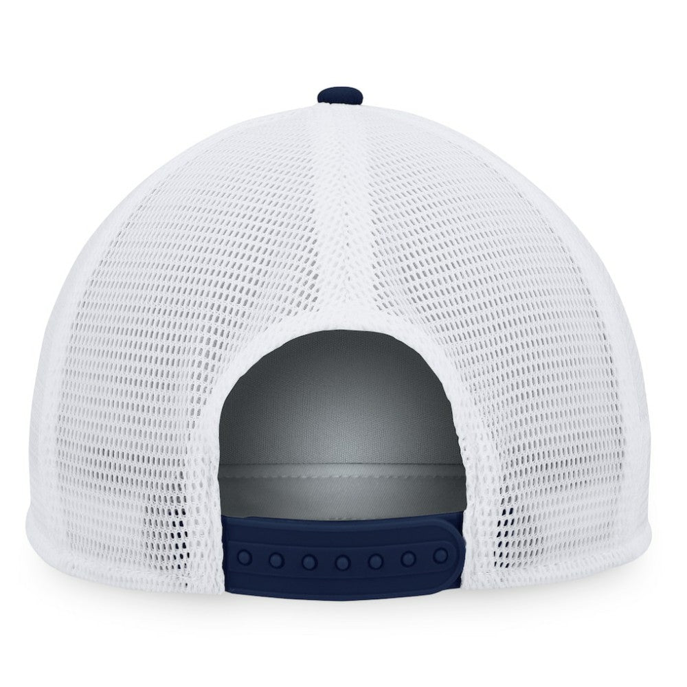 Boston Red Sox Majestic Foam Trucker Snapback Hat - Navy/White Hats