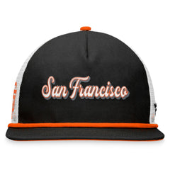 San Francisco Giants Fanatics Heritage Golfer Snapback Hat - Black Hats