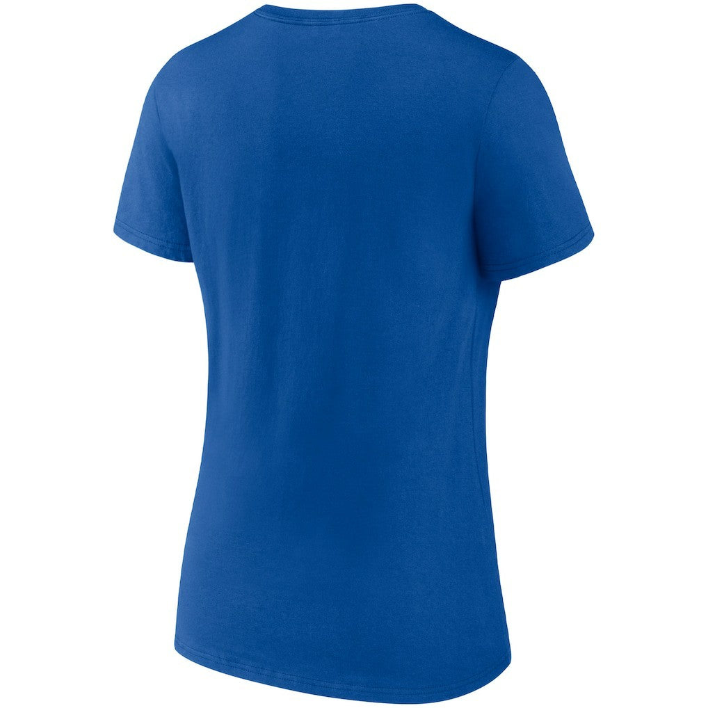 Philadelphia 76ers Women's Hometown Collection Broad Street Ballers V-Neck T-Shirt Royal - Fanatics