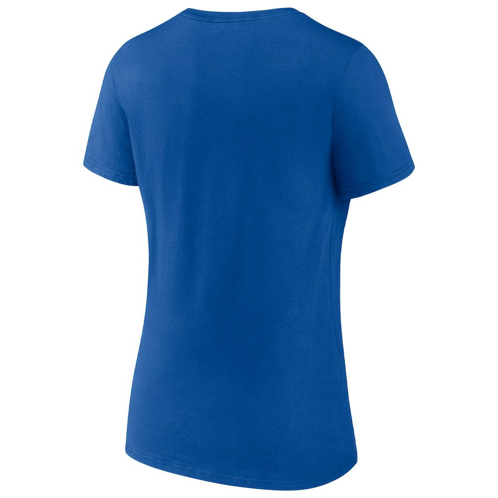 Dallas Mavericks Women's Hometown Collection All In V-Neck T-Shirt Blue - Fanatics