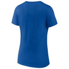 Dallas Mavericks Women's Hometown Collection All In V-Neck T-Shirt Blue - Fanatics