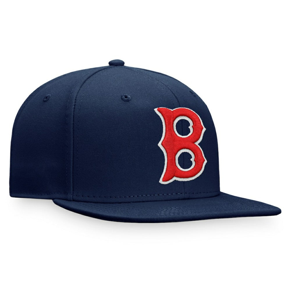 Boston Red Sox Fanatics Cooperstown Collection Core Snapback Hat - Navy Hats