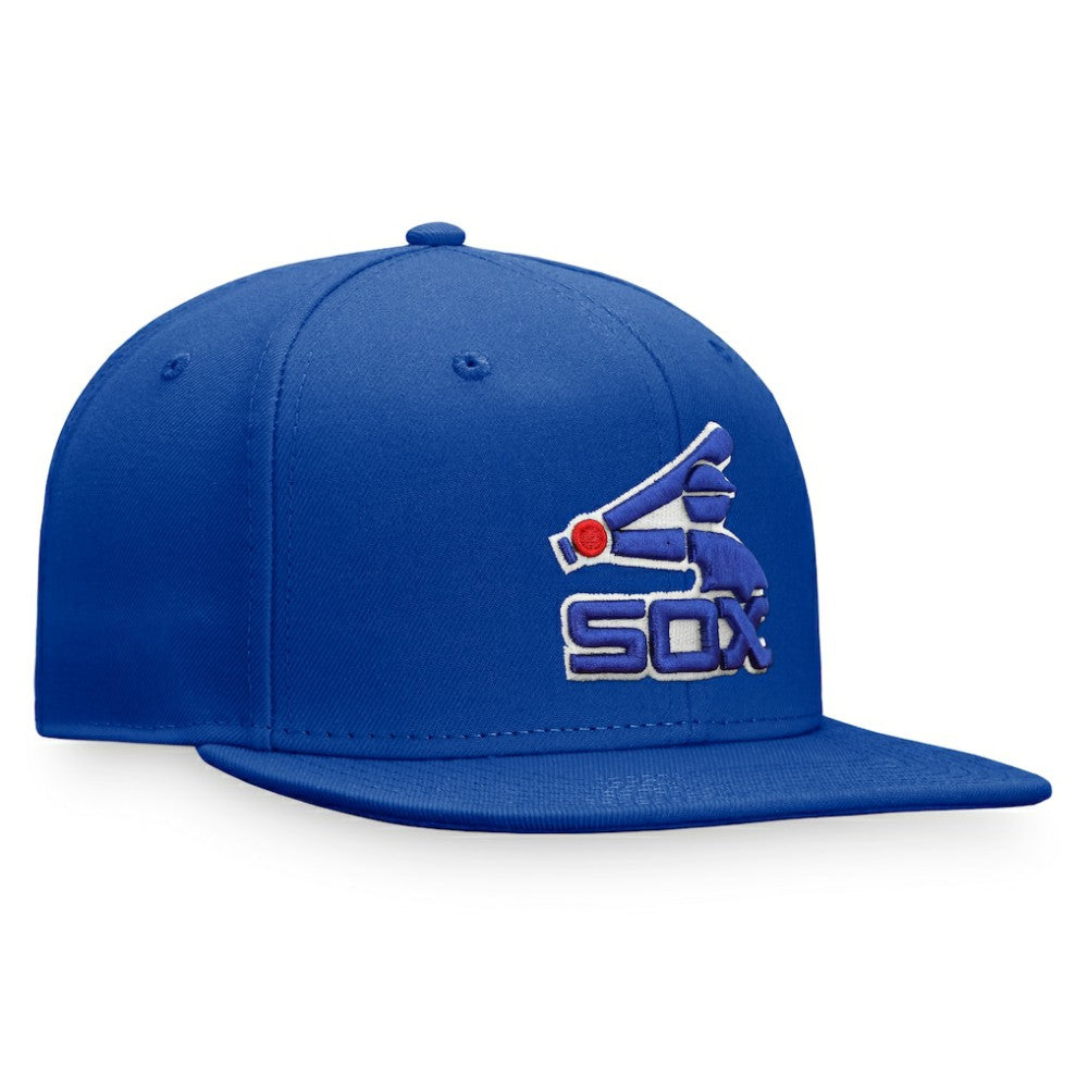 Chicago White Sox Fanatics Cooperstown Collection Core Snapback Hat - Royal Hats