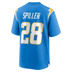 Isaiah Spiller Los Angeles Chargers Game Jersey - Powder Blue Jerseys