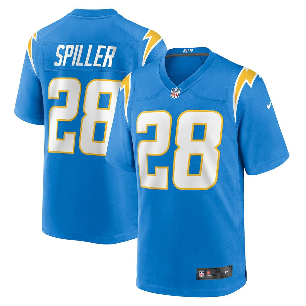 Isaiah Spiller Los Angeles Chargers Game Jersey - Powder Blue Jerseys