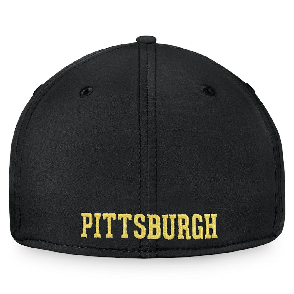 Pittsburgh Pirates Fanatics Core Flex Hat - Black Hats