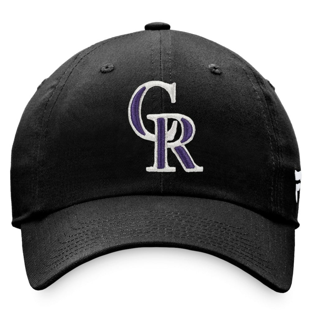 Colorado Rockies Fanatics Cooperstown Collection Core Adjustable Hat - Black Hats