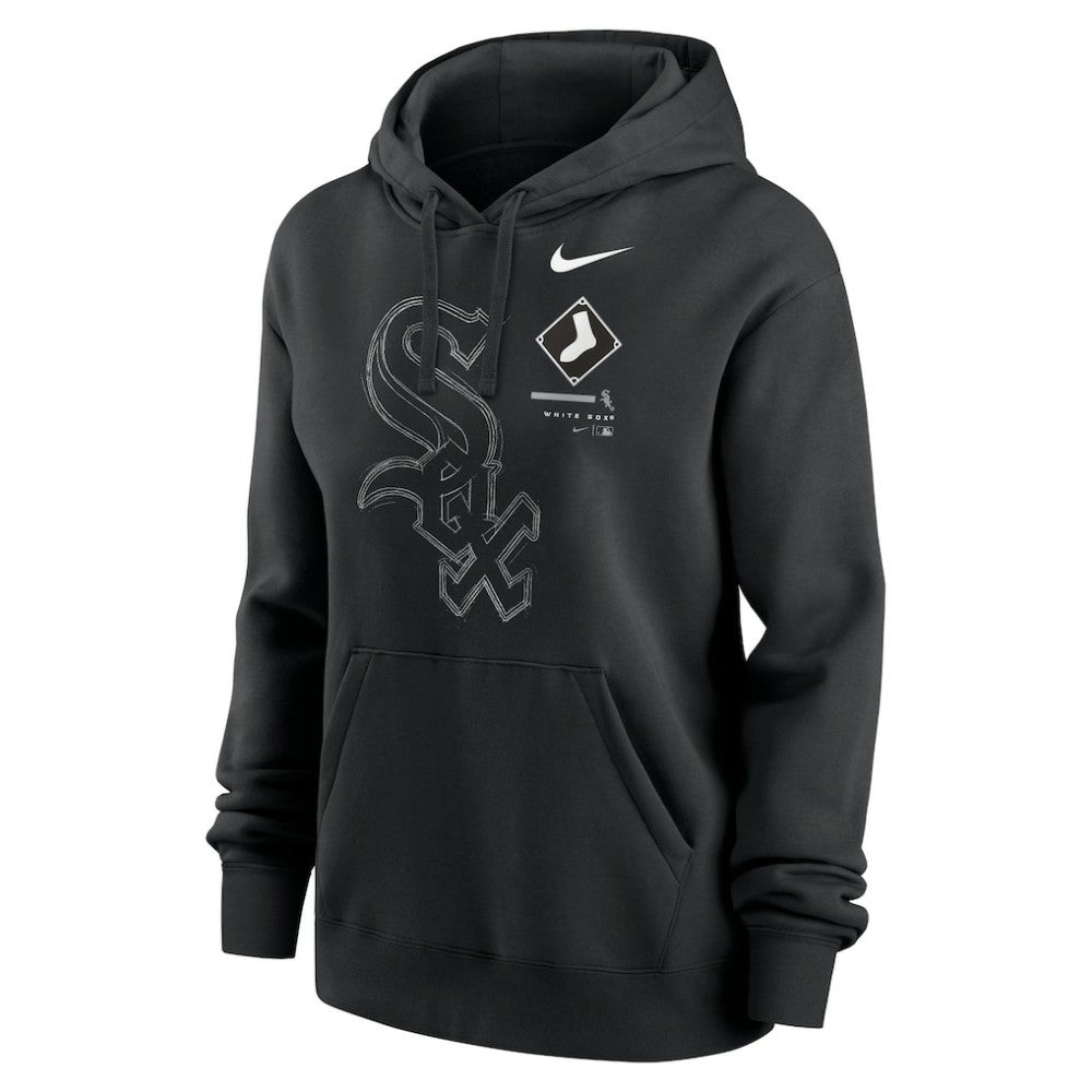 Chicago White Sox Nike Women's Big Game Pullover Hoodie - Black Hoodies