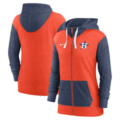 Houston Astros Nike Women's Full-Zip Hoodie - Orange Hoodies
