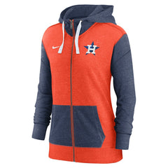Houston Astros Nike Women's Full-Zip Hoodie - Orange Hoodies