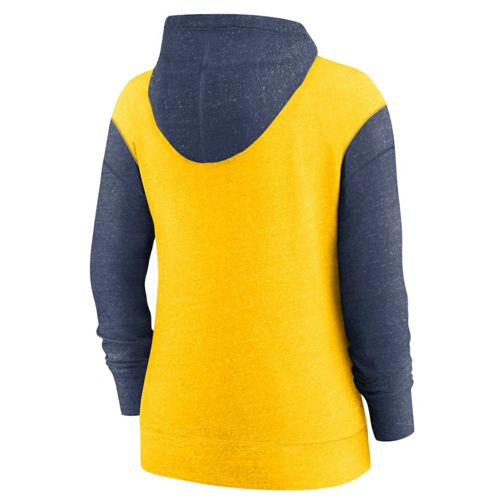 Milwaukee Brewers Nike Women's Full-Zip Hoodie - Gold Hoodies